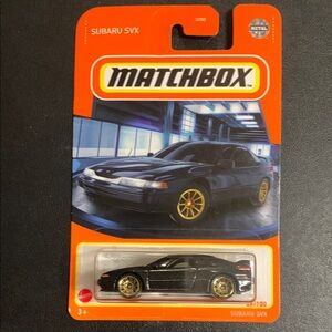 Matchbox Subaru SVX Toy Car - Black and Gold